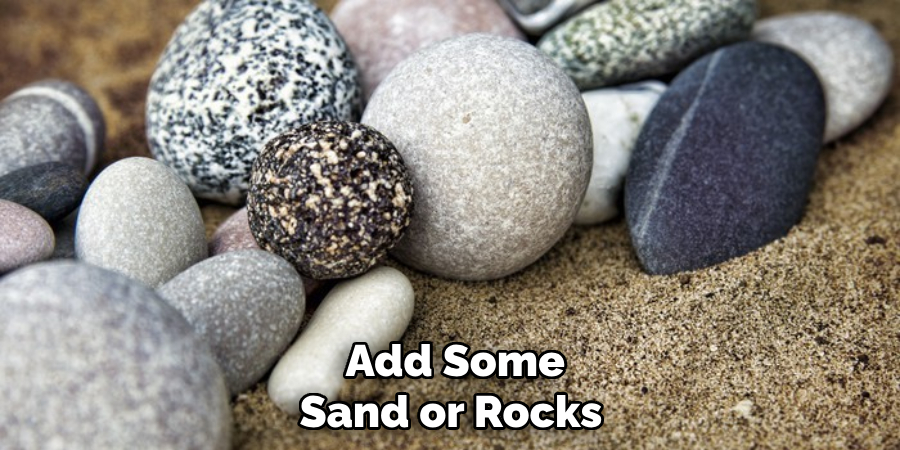  Add Some Sand or Rocks