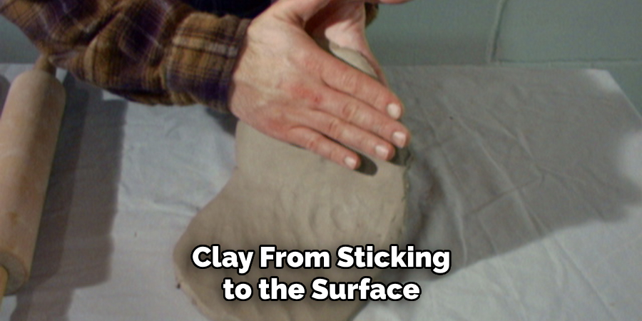 Clay From Sticking to the Surface