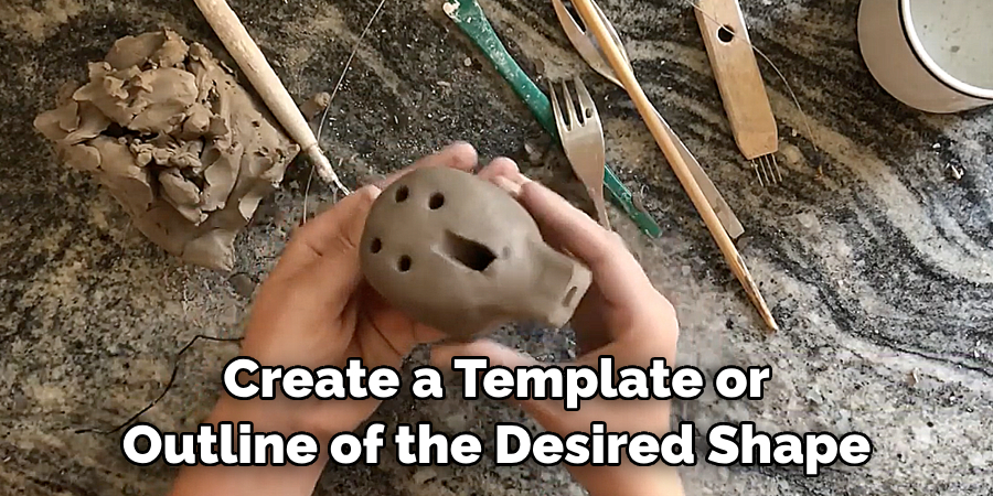 Create a Template or Outline of the Desired Shape