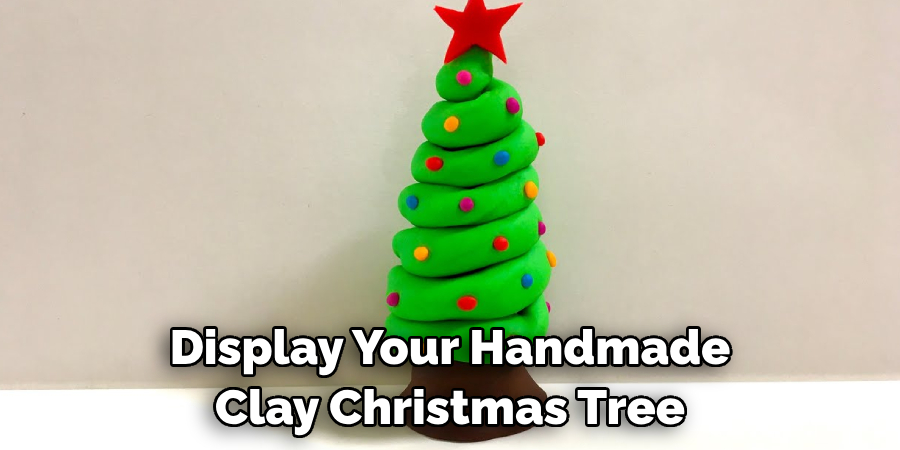 Display Your Handmade Clay Christmas Tree