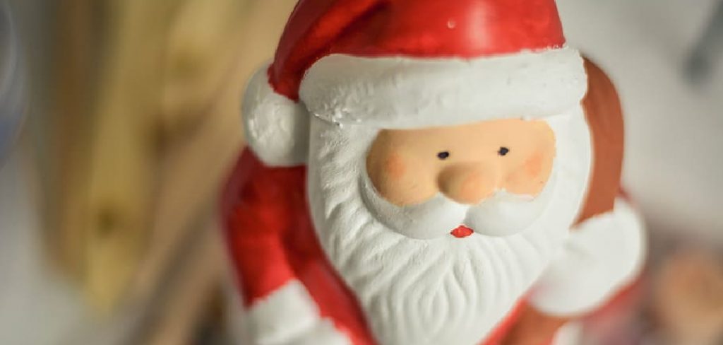 How to Paint Clay Santa