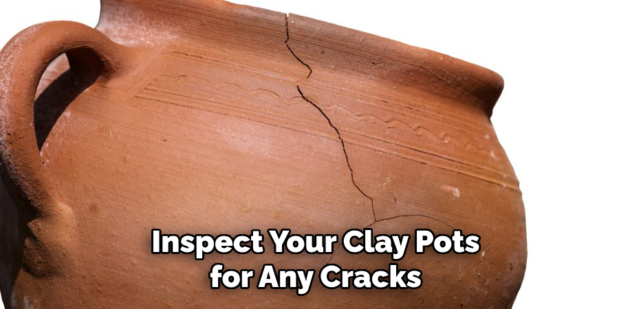 Inspect Your Clay Pots for Any Cracks