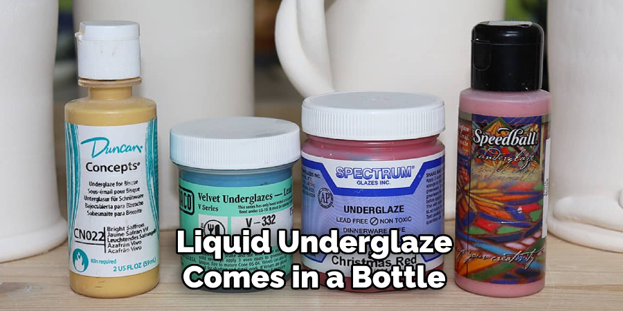 Liquid Underglaze Comes in a Bottle