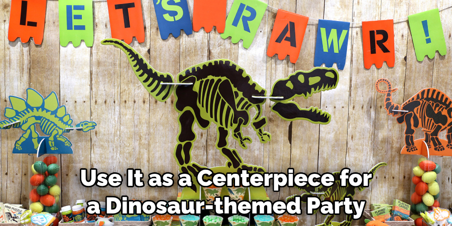 Use It as a Centerpiece for a Dinosaur-themed Party
