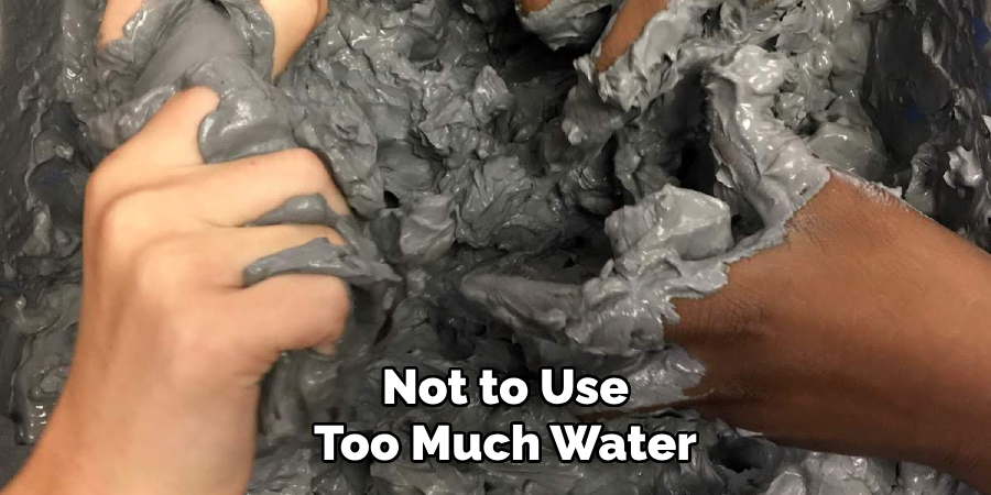 Not to Use Too Much Water