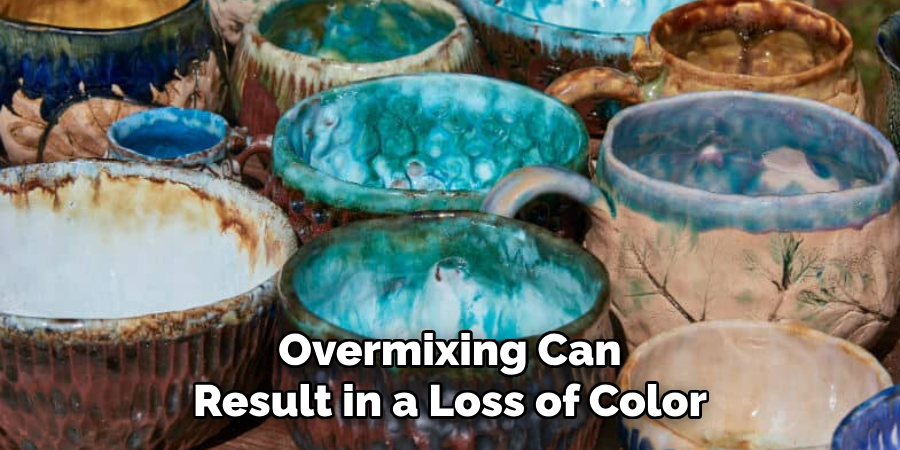 Overmixing Can Result in a Loss of Color