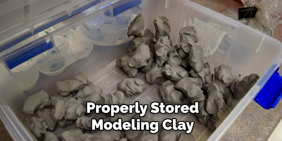 Properly Stored Modeling Clay