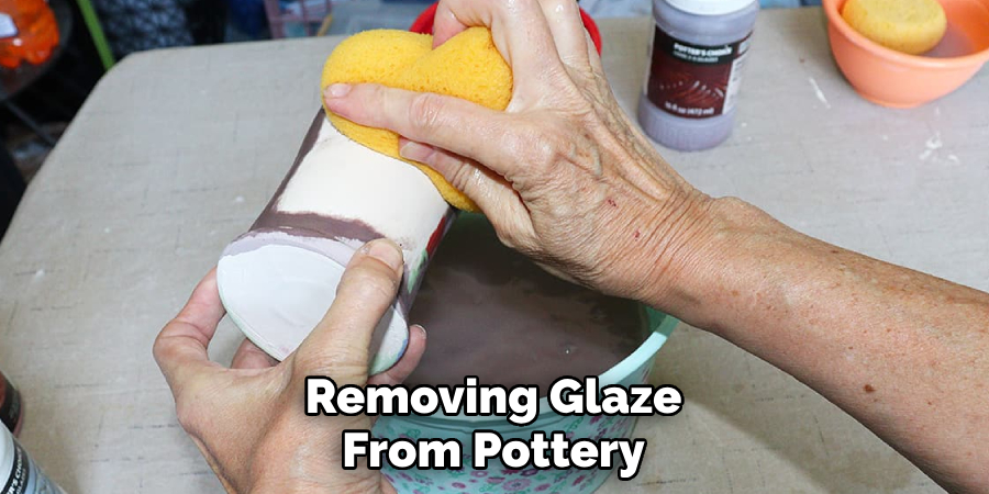 Removing Glaze From Pottery