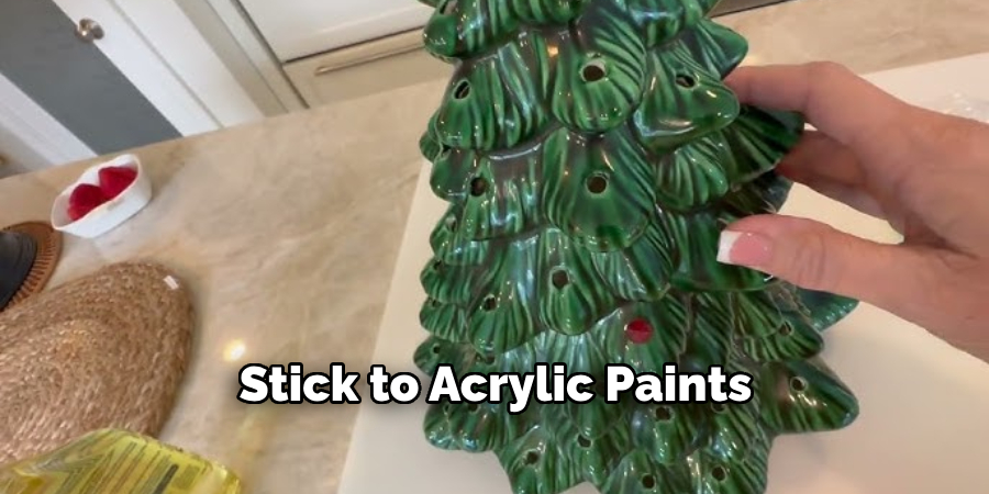 Stick to Acrylic Paints