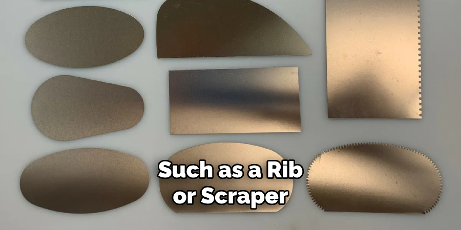 Such as a Rib or Scraper.