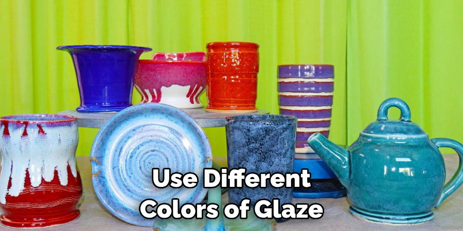 Use Different Colors of Glaze