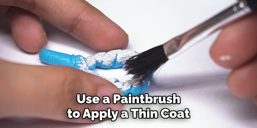 Use a Paintbrush to Apply a Thin Coat