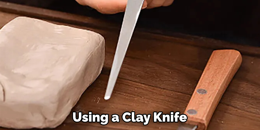 Using a Clay Knife