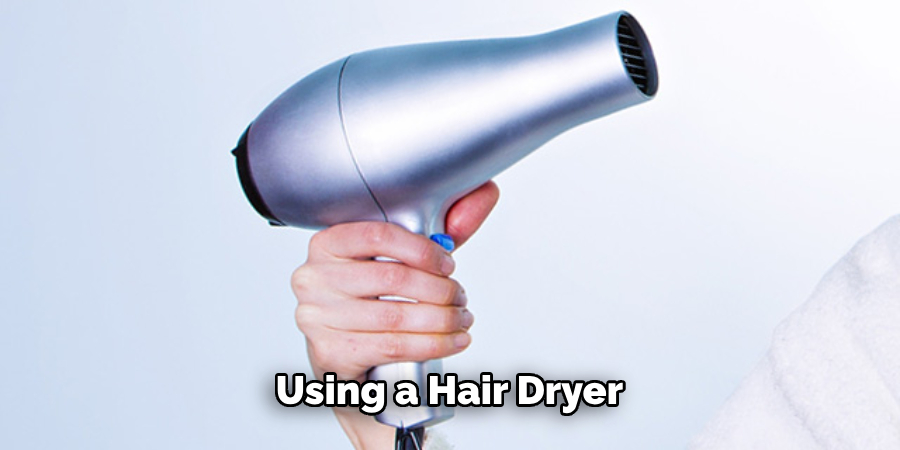 Using a Hair Dryer