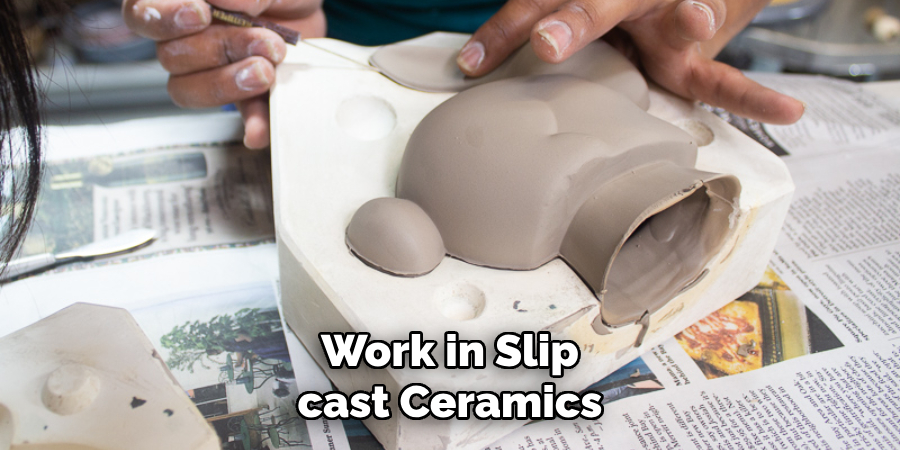 Work in Slip-cast Ceramics