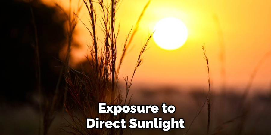 Exposure to Direct Sunlight