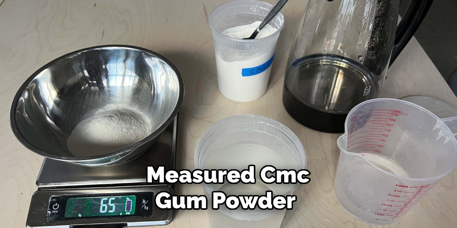 Measured Cmc Gum Powder