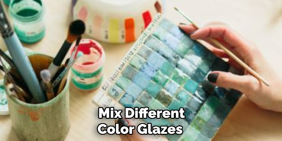 Mix Different Color Glazes 