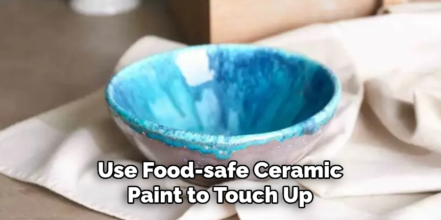 Use Food-safe Ceramic Paint to Touch Up