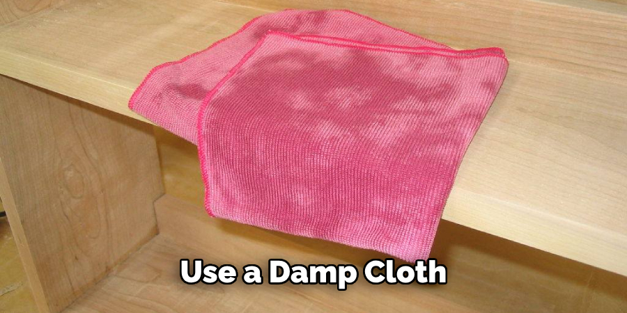 Use a Damp Cloth