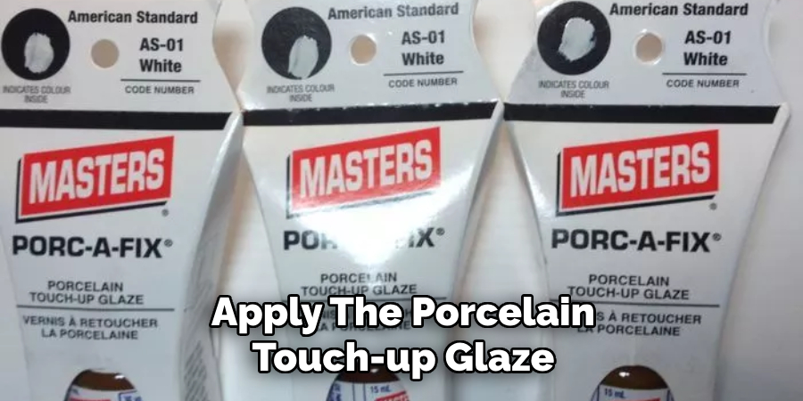 Apply the Porcelain Touch-up Glaze