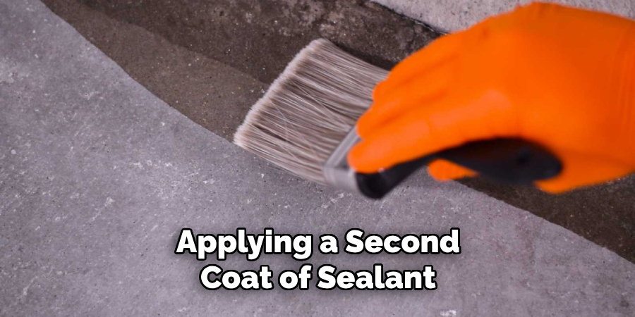 Applying a Second Coat of Sealant