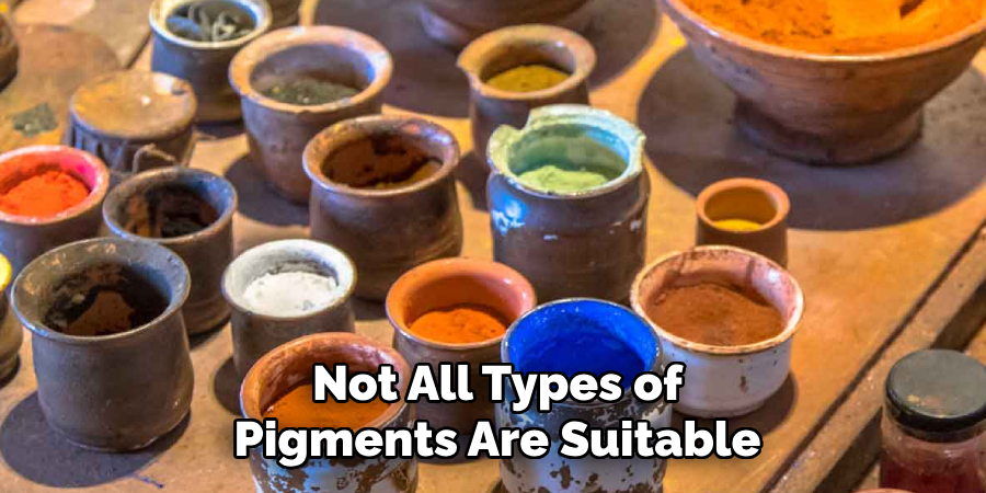 Not All Types of Pigments Are Suitable for Pottery