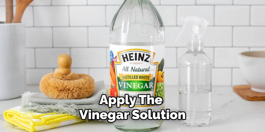 Apply the Vinegar Solution