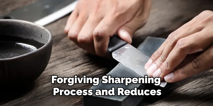 Forgiving Sharpening 
Process and Reduces