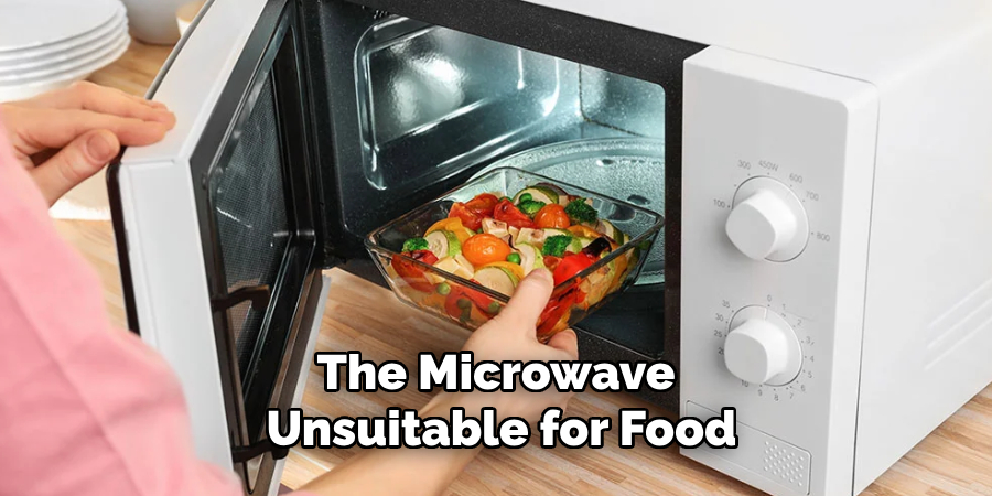 The Microwave
 Unsuitable for Food