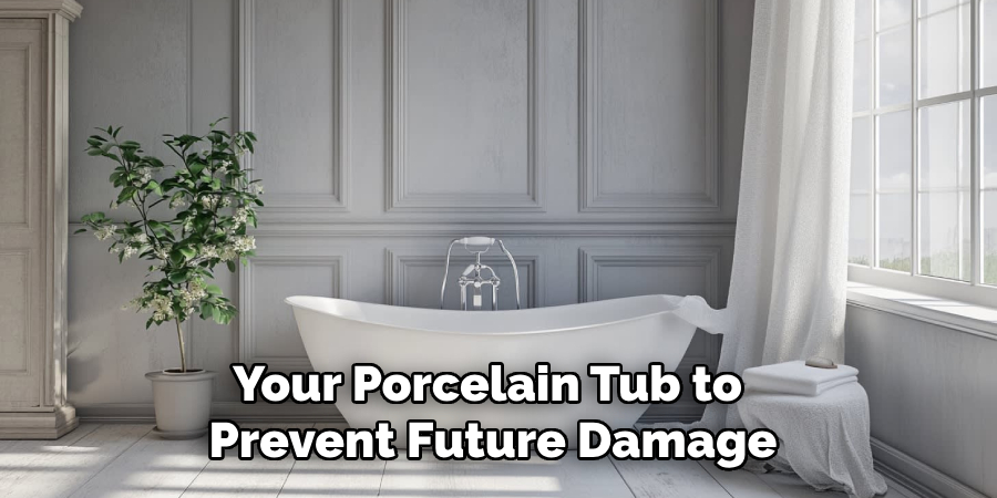 Your Porcelain Tub to 
Prevent Future Damage