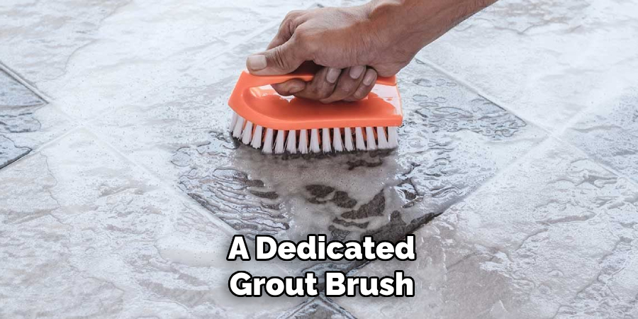 A Dedicated Grout Brush