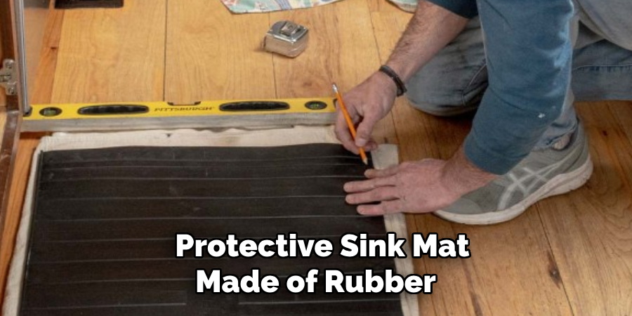 Protective Sink Mat Made of Rubber 