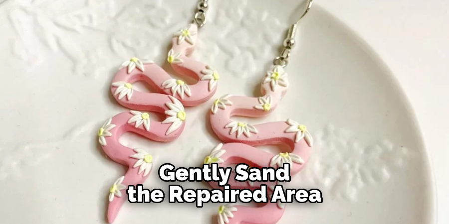 Gently Sand the Repaired Area